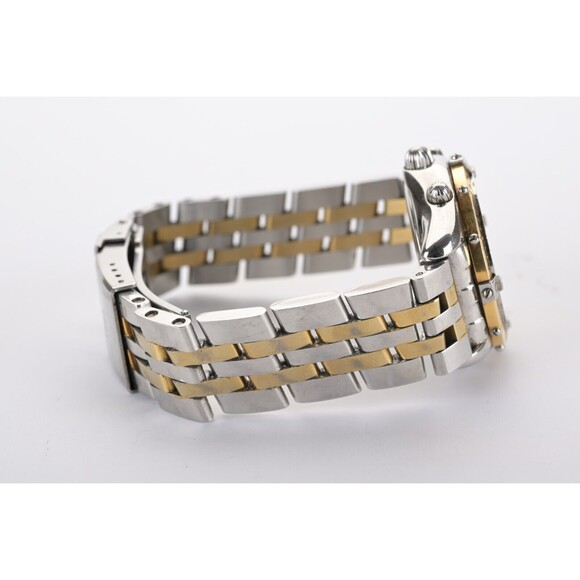 Breitling Chrono Cockpit D30012 Mother of Pearl Dial 37mm 18k Gold Watch - Picture 9 of 11